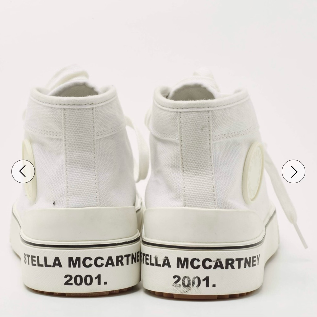 Stella Mccartney White High Tops Size 39/9